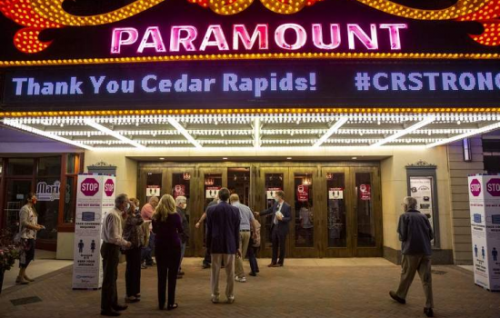 Curtain rises to COVID-19 precautions at Cedar Rapids venues